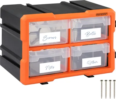 Immagine prodotto di Monzana Box Portaminuterie Organizer espandibile 8 scomparti Contenitore Minuterie Utensili Officina