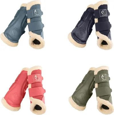 Produktbild von Eskadron Classic Sports Gamaschen " MESH FAUXFUR ", 1 Paar, Shetty Farbe - navy Größe - XXXS