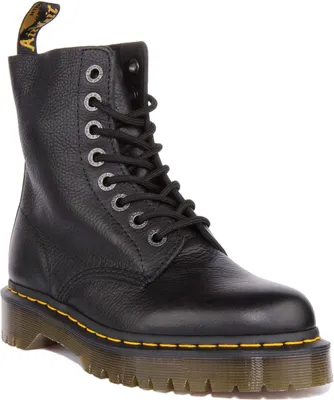 Produktbild von Dr Martens 1460 Pascal Max Schnürung Leder Plattform Stiefel Schwarz – undefined / Schwarz
