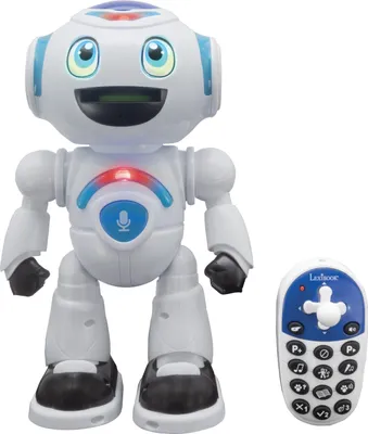 Produktbild von POWERMAN® MASTER STEM-Roboter mit Quiz, Musik, Spielen und Schaumstoffscheiben (DE)