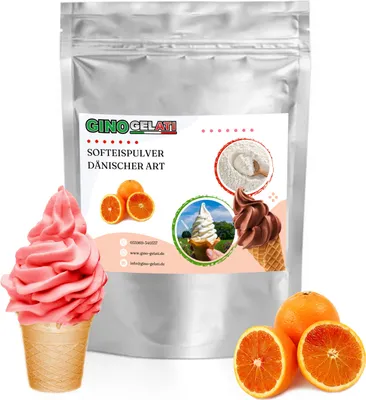 Immagine prodotto di Polvere di gelato soft danese all'arancia rossa 1 kg