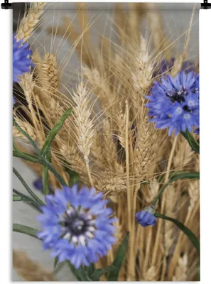 Produktbild von MuchoWow® Wandteppich Wandbehang Getrocknete Blumen - Getreide - Stilleben 120x180 cm Tapisserie Dekoration Wandtuch - Schlafzimmer - Dekorationen für das Haus
