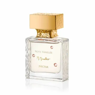 A studio shot of a perfume bottle.