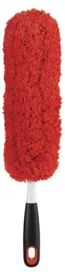 Zdjęcie produktu dla OXO Microfiber Hand Duster, Czarny, Czerwony, Biały, Mikrofibra, 25,4 mm