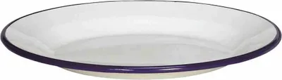 Immagine prodotto di Krüger 992-4B Piatto piano HUSUM, smalto, 24 cm, bianco