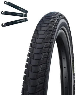 Produktbild von 1 x Schwalbe Pick-Up Performance Super Defense Schwarz/Reflex 60-559 (26 x 2,35) inkl. Reifenheber