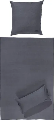 Produktbild von Looks by Wolfgang Joop Bettwäsche anthrazit 1x 135x200 cm + 1x 80x80 cm