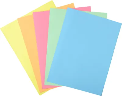 Produktbild von Exacompta 5x 100er Pack Aktenmappe 1 Klappe 24x32cm - sortiert - 348000E