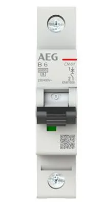 Image de AEG Disjoncteur Elfaplus 6kA B6A 1P (2CDS251088R0065)