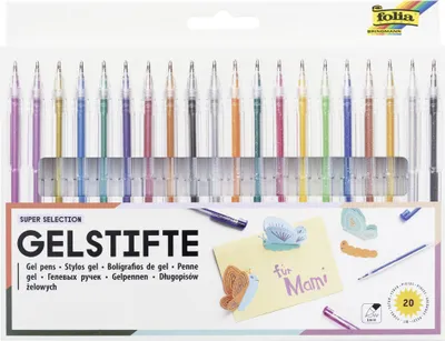Produktbild von folia Gelschreiber SUPER SELECTION 20er Etui