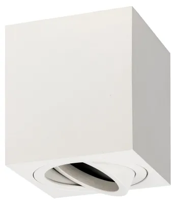 Produktbild von Ledvion LED Aufbauspot Weiss Quadratisch GU10 Fassung ohne Leuchtmittel
