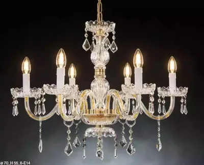 Zdjęcie produktu dla Lampa wisząca żyrandol kryształowy żyrandol lampa sufitowa