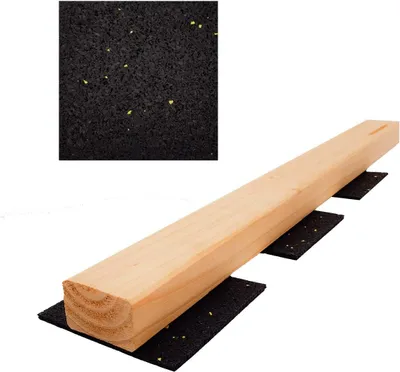 Produktbild von 150 Stück - 3 mm 90 x 90 mm Terrassenpad, Terrassenpads, Gummigranulat, Terrassenbau (8er Pack (1200 Stück))