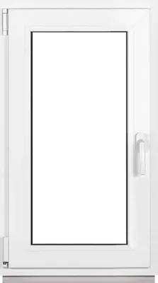 Obrázek produktu pro Plastová okna Framex bílá Šířka x výška 60 x 100 cm (600 x 1000 mm) dvojitá (32 mm) otočná/sklopná DIN levá - Premium - všechny velikosti