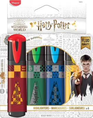 Produktbild von Maped Textmarker HARRY POTTER 4er Kartonetui