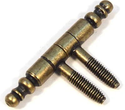 Produktbild von 4 Stück IHC Scharnier Einbohrbander mit Zierkopf Aufschraubband Turband Tur-Scharnier Spezielle Bronze Höhe: 65mm