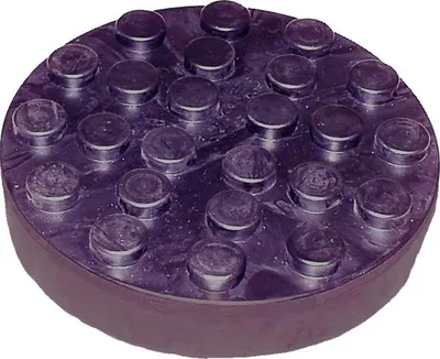 Produktbild von Busching Gummauflage Pad rund Typ A  für Hebebühne passend für Ravaglioli 120x27mm
