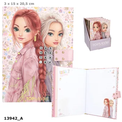 Produktbild von TOPModel 0413942, Persönliches Tagebuch, Mehrfarbig, Abbildung, Spiralbindung, Kind, Mädchen