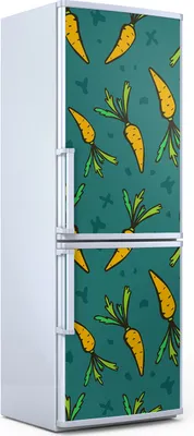 Produktbild von Magnete Dekorative - 70 cm x 190 cm - Küche - Magnetmatte Kühlschrankmagnete - Cartoon Karotten