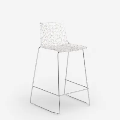 Immagine prodotto di Sgabello Grand Soleil Design per bar cucina 64cm Mini Spider - Trasparente