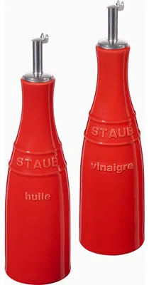Produktbild von ZWILLING Essig und Öl Set 0.25 Liter 19cm rot 40511-788-0 1004937 CERAMIC BY STAUB
