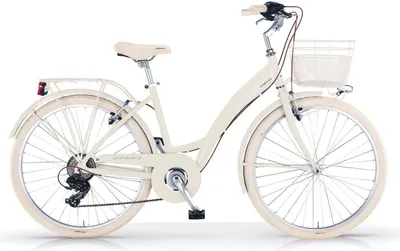 Produktbild von MBM Citybike New Primavera 26 Zoll, Damenfahrrad;  weiß/beige