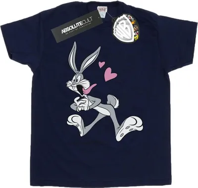 Produktbild von Looney Tunes - "In Love" T-Shirt für Damen BI31798 (S) (Marineblau)