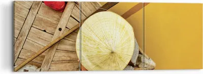 Produktbild von Bild auf Leinwand - Leinwandbild - 3 Teile - Asiatisch Boot Brücke - 120x40cm - Wand Bild - Wanddeko - Wandbilder - Leinwanddruck - Bilder - Wanddekoration - Leinwand bilder - Wandbild - CA120x40-4844