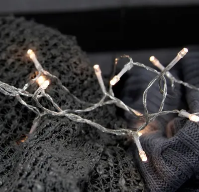 Produktbild von Lex Light LED Lichterkette Batterie 10 LEDs warmweiß 1,35m Innen