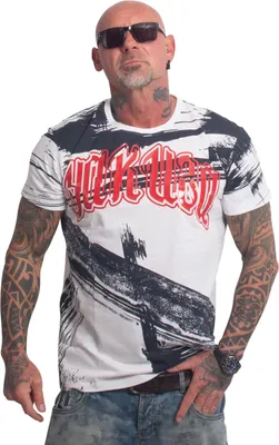 Zdjęcie produktu dla Koszulka męska Yakuza Care Allover Regular T-Shirt, Biały, XXL