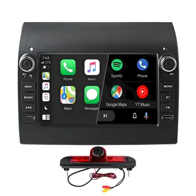 Produktbild von 7 Zoll Autoradio für Fiat Ducato / Peugeot Boxer / Citroen Jumper 2012-2020 | 2+64GB | Kabelloses CarPlay & Android Auto | Rückfahrkamera inklusive