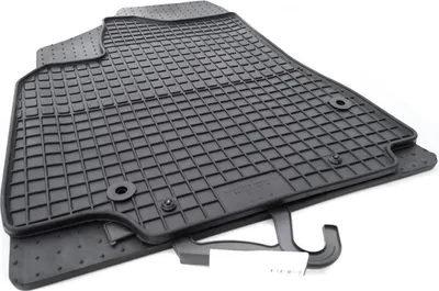 Immagine prodotto di Tappetini in gomma per Citroen Berlingo II (2 pezzi) nero qualità originale tappetini in gomma inodore