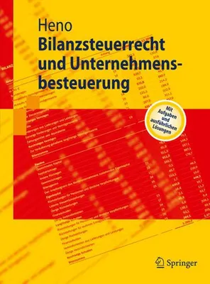 Obrázek produktu pro Bilanzsteuerrecht und Unternehmensbesteuerung