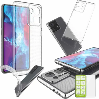 Obrázek produktu pro Pro Xiaomi Mi Mix 4 Silicone TPU Sleeve Transparent + H9 Glass Pouzdra na telefony