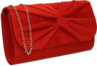 Produktbild von Schwarzes Leder-Handtaschen-Set für Damen, Rot