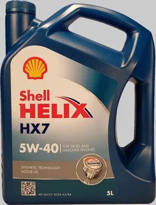 Produktbild von Shell Helix HX7 5W-40 5 Liter Kanister Reifen