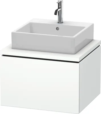 Produktbild von Konsolenunterschrank L-CUBE 400x620x547mm weiß matt weiß matt