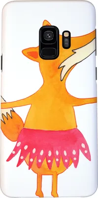 Produktbild von Mr. & Mrs. Panda Samsung Galaxy S9 Handyhülle Fuchs Ballerina - Weiß - Geschenk, Smartphone Hülle, Ballett, Handy Schutzhülle, Cover, Geburtstag, Tanzen