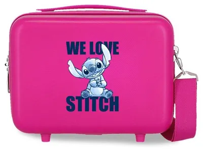 Obrázok produktu pre Disney Stitch Milujeme prispôsobiteľné ABS Schminkkoffer