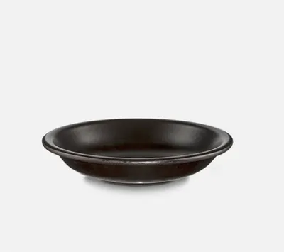 Image de Assiette creuse Noire - D 22 cm