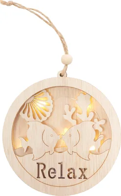 Produktbild von VBS Maritimer Anhänger "Relax Fische", inkl LED Lichterkette