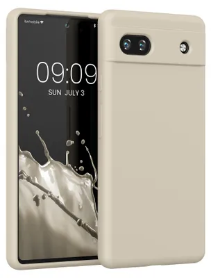 Produktbild von kwmobile Handyhülle für Google Pixel 6a Hülle, für Pixel 6a Case - Hülle Silikon - kabelloses Laden - Zuckerguss