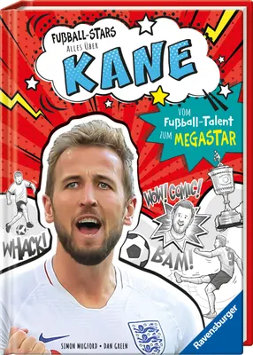 Produktbild von Fußball-Stars - Alles über Kane. Vom Fußball-Talent zum Megastar