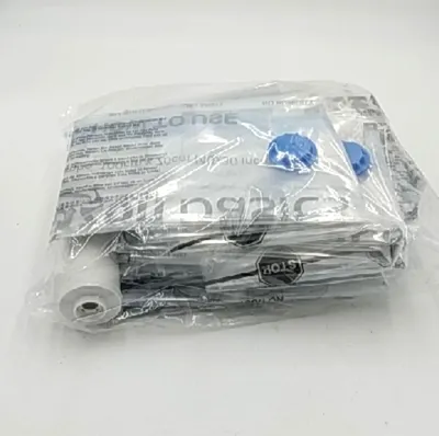 Immagine prodotto di Amazon Basics Sacchetti sottovuoto con pompa manuale Confezione da 15 2 X Jumbo Conservazione Viaggi