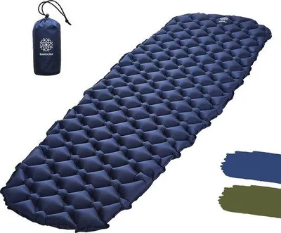 Produktbild von Famanu Schlafmatte Klein Packmaß aufblasbare Luftmatratze - Camping Trekking Rucksackreisen