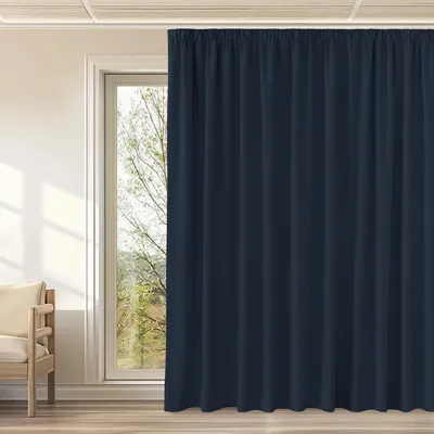 Produktbild von Solidchoice – Raumteiler-Vorhang, isolierend – Schwarz, 240 x 300 cm