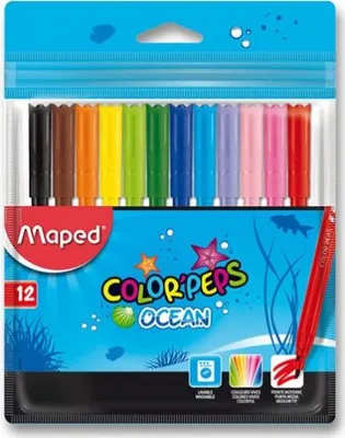 Obrázok produktu pre Fixky Maped Colorpeps Ocean, 12 farieb
