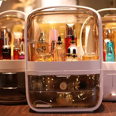 Immagine prodotto di 360Home Organizzatore per cosmetici Scatola porta trucchi grande rosa