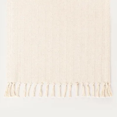 Obrázek produktu pro HOMLA PANSY běhoun se střapci ecru 40x160 cm