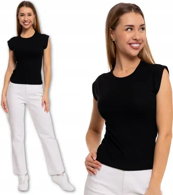 Produktbild von Moraj | Damen T-shirt - Schwarz - Größe XS - Kurzarm - Bluse